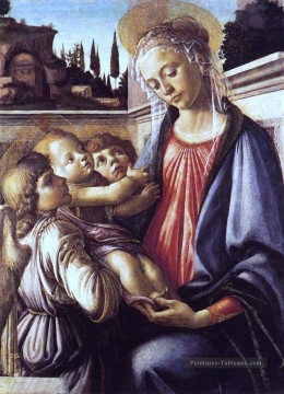  vie Tableaux - Vierge à l’Enfant et Deux Anges Sandro Botticelli